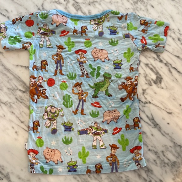 Little Sleepies OG Disney Pixar Toy Story Short Sleeve & Shorts Pajama Set - Picture 3 of 5